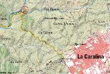 Puente minero de la Campana. Mapa