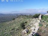 Castillo de Peaflor. Vistas de la aldea desde el castillo