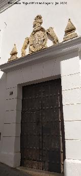 Palacio de la Calle Platera n� 10. Portada