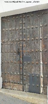 Palacio de la Calle Platera n� 10. Puerta de clavaz�n