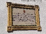Placa a las Cortes de C�diz. 