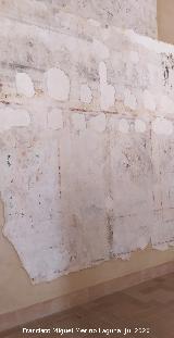 Castillo Palacio de los Ribera. Restos de pinturas murales