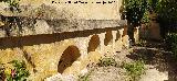 Castillo Palacio de los Ribera. Arcada del Jard�n Alto