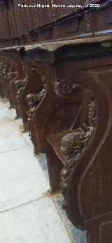 Iglesia de Santo Domingo de Guzm�n. Detalle del coro