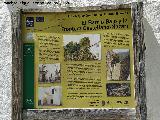 Historia de Grazalema. Cartel del Barrio Bajo