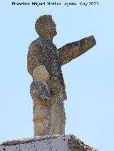 Monumento al Peregrino. Estatua