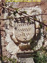 Casera del Conde. Escudo de D. Francisco de Vera y Soria