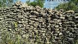 La Colonia. Muro de pedra seca