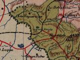 Aldea Noguerones. Mapa 1901