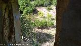 Castillo de La Hueta. Vistas desde el interior de la torre del castillo