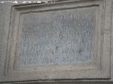 Casa de Enfrente. Placa