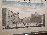 Real Chancillera. Dibujo antiguo. Casa de los Tiros