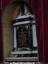 Fray Luis de Len. Cenotafio de Fray Luis de Len en la Universidad de Salamanca