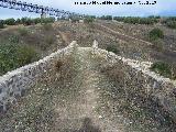 Puente medieval El Pontn. Calzada