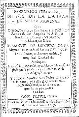 Romera de la Virgen de la Cabeza. Historial del peregrino 1677