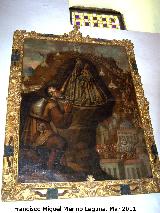 Romera de la Virgen de la Cabeza. Cuadro de la Virgen de la Cabeza en la Iglesia de San Andrs