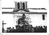 Iglesia de la Inmaculada Concepcin. Foto antigua. Procesin de San Antn