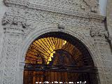 Catedral de Baeza. Capilla Dorada. Arco y reja