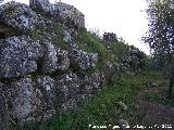 Oppidum de Torrevieja. Muralla ciclpea oeste