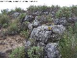 Oppidum del Cerro Algarrobo. Muralla ciclpea