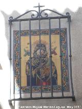 Hornacina de la Virgen del Socorro. 