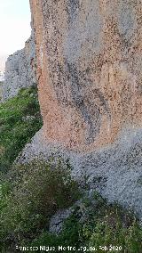 Pinturas rupestres de la Pe�a del Gorri�n IIa. Abrigo