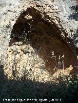 Pinturas rupestres de la Pea del Gorrin IV. Cueva