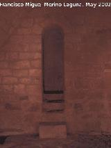 Castillo de Baos de la Encina. Escalera de subida a la azotea de la Torre del Homenaje