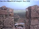 Castillo de Baos de la Encina. Almenas de la Torre del Homenaje