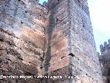 Castillo de Baos de la Encina. Decoracin exterior imitando a piedra para engaar a los cristianos