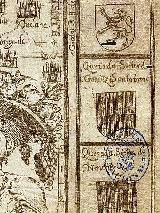 Historia de Bedmar y Garcez. Mapa 1588