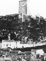 Castillo de la Villa. Torre del Homenaje. Foto antigua