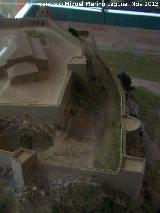 Castillo de la Villa. Muralla Oeste. Maqueta