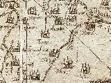 Historia de Blmez de la Moraleda. Mapa 1588