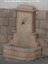 Fuente de la Plaza Virgen de Nazaret. 