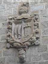 Casa de la Calle Feria n 13. Escudo derecho
