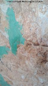 Pinturas rupestres del Abrigo I de la Pedriza. Grupo VI. Restos
