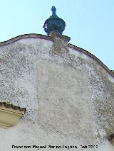 Edificio Caja Ahorros de Ronda. Donde estaba el escudo