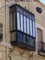 Casa de la Avenida de Andaluca n 31. Balcn cerrado