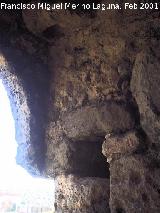 Castillo de la Consolacin o Espinosa. Hueco de la tranca