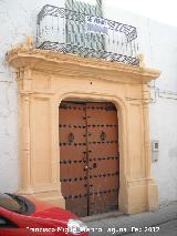 Casa de la Calle Francisco Funes n 5. Portada