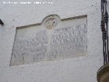 Casa de Ramrez Duro. Placa
