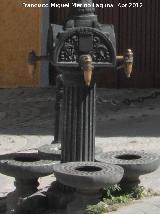 Fuente de la Plaza de las Siete Esquinas. 