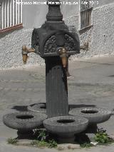 Fuente de la Plaza de las Siete Esquinas. 