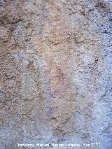 Pinturas rupestres del Abrigo de la Pea Grajera Grupo V. Barras