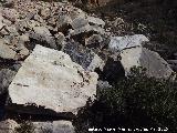 Canteras del Mercadillo. Piedras