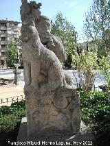 Estatua del Paseo de los lamos. 