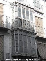 Casa de la Calle Carrera de las Mercedes n 15. Balcn cerrado