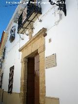 Casa de la Calle Bailn n 8. Portada