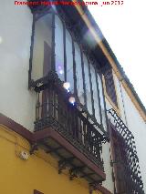 Casa de la Calle Martnez Rcker n 2. Balcn cerrado